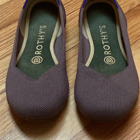 Rothy's The Flat Mink Mauve Round Toe Ballet Flats Women’s Size 6.5 - Picture 6 of 8